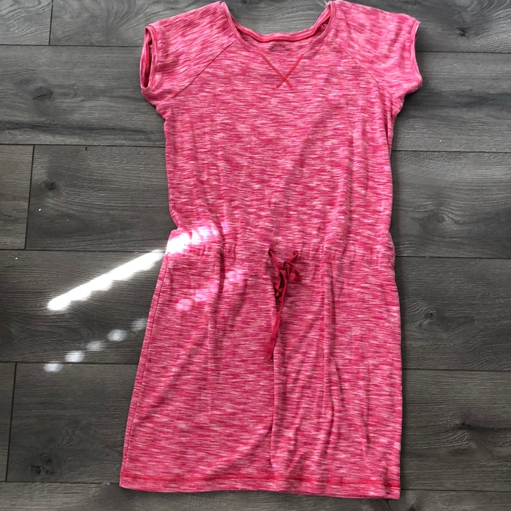 Pink maternity dress